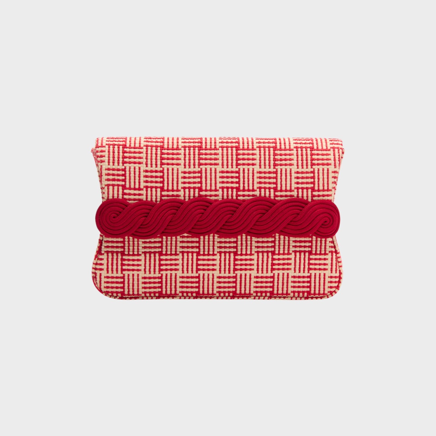 Destree Gerrit Straw Small Clutch Bag