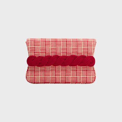 Destree Gerrit Straw Small Clutch Bag