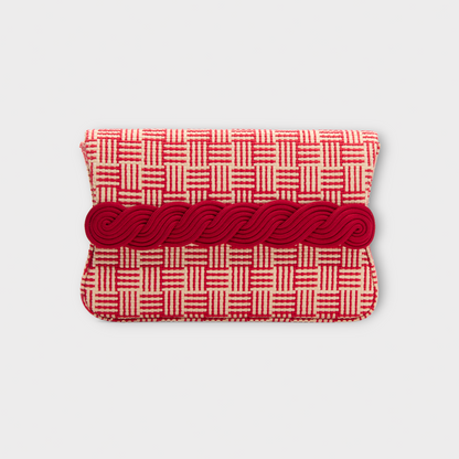 Destree Gerrit Straw Small Clutch Bag