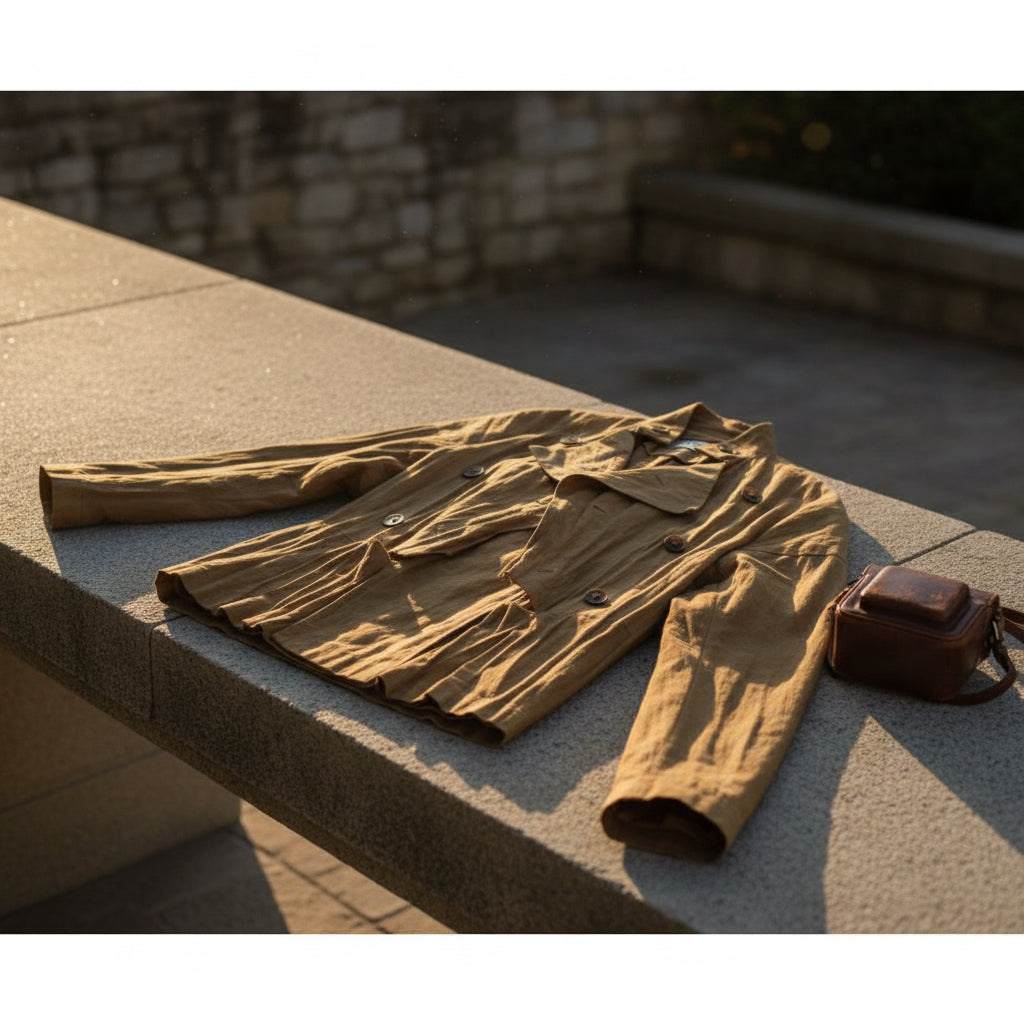 Loewe Crinkle Suede Jacket