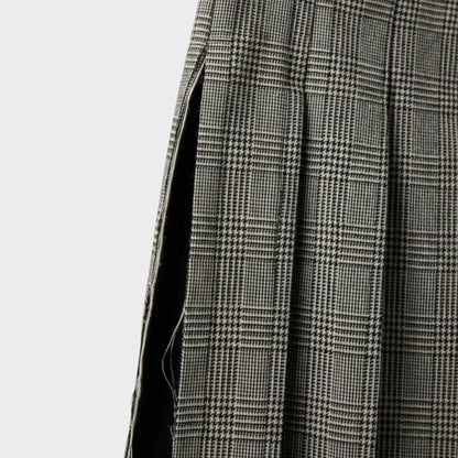 Comme des Garcons Wool Glen Check Skirt