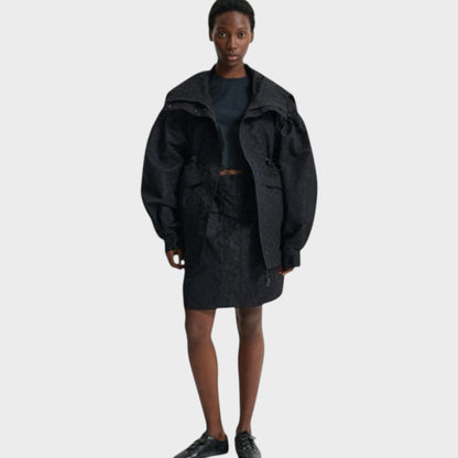 Cecilie Bahnsen Dennon Jacquard Hooded Anorak Jacket