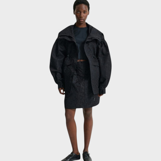 Cecilie Bahnsen Dennon Jacquard Hooded Anorak Jacket