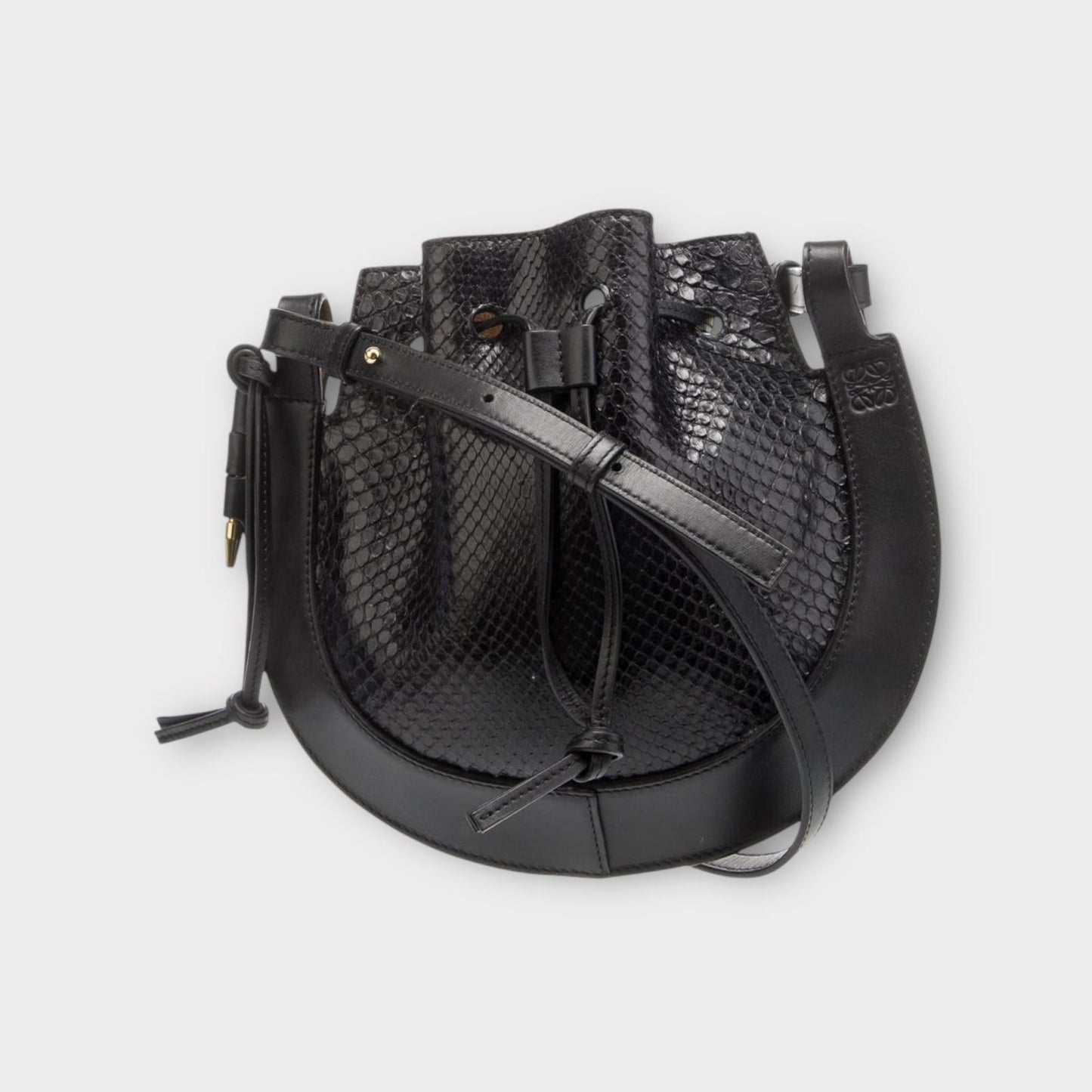 Loewe Python Horseshoe Bag