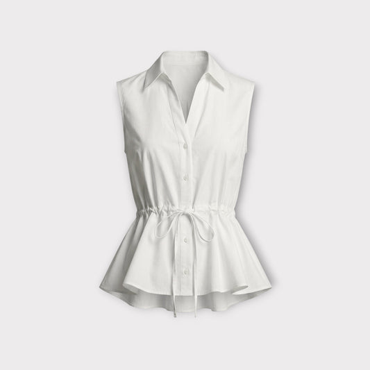 Alaïa Cotton Sleveless Shirt
