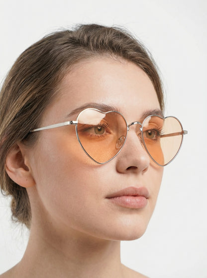 Undercover Heart Shaped Sunglasses