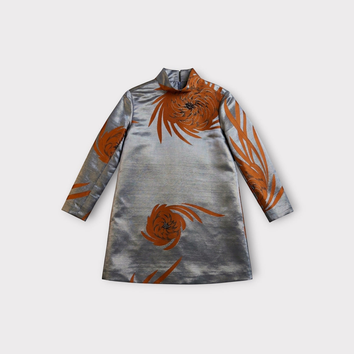 Undercover Metallic Satin Dress