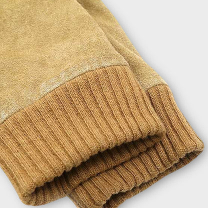 Undercover Suede and Wool Cardigan
