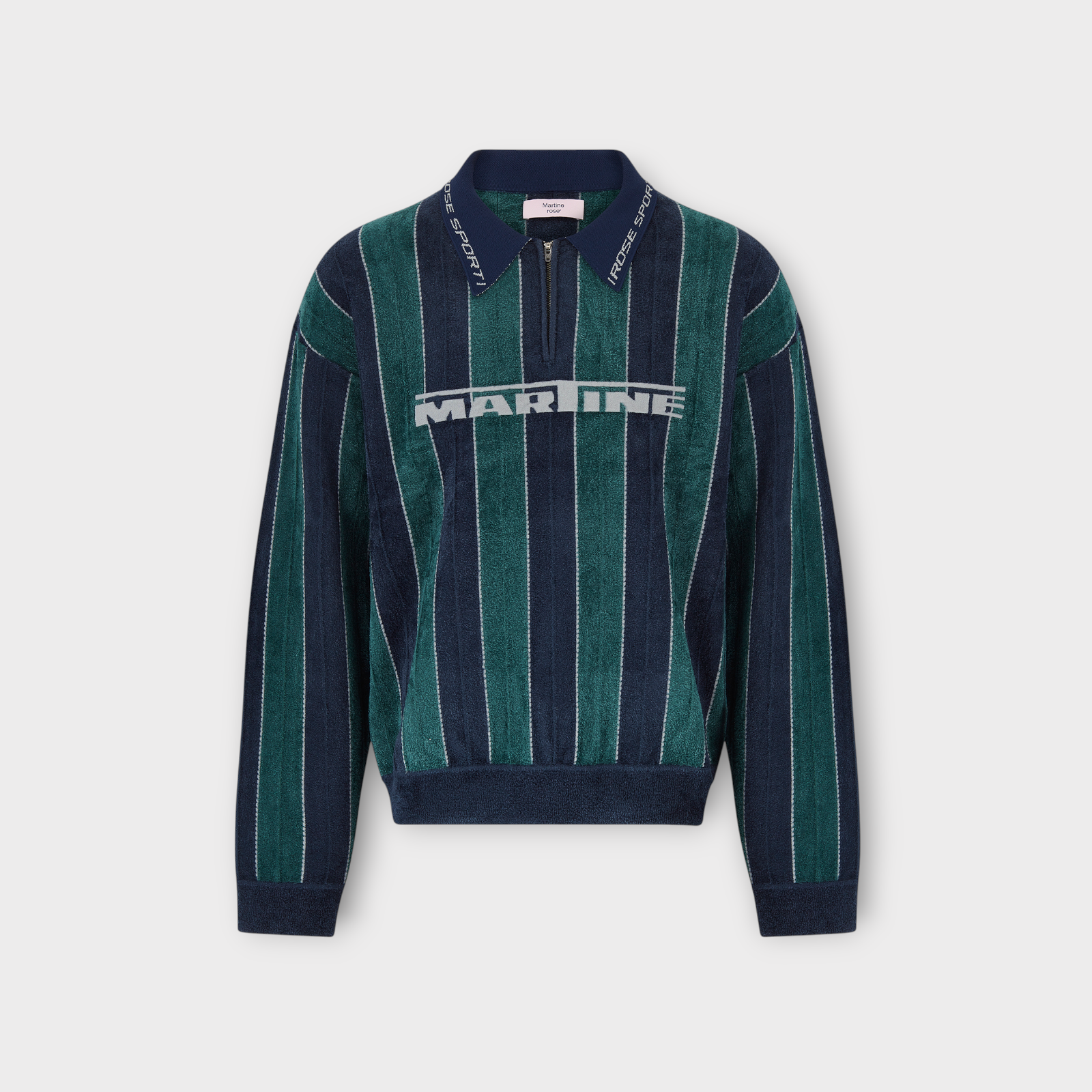 Martine Rose Sporty Striped Polo