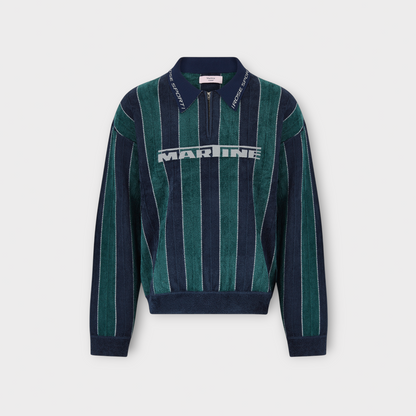 Martine Rose Sporty Striped Polo