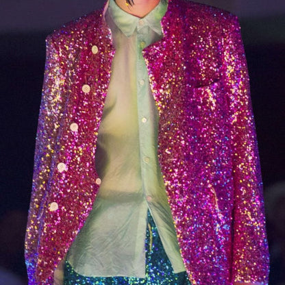 Comme des Garcons Tulle Sequin Blazer