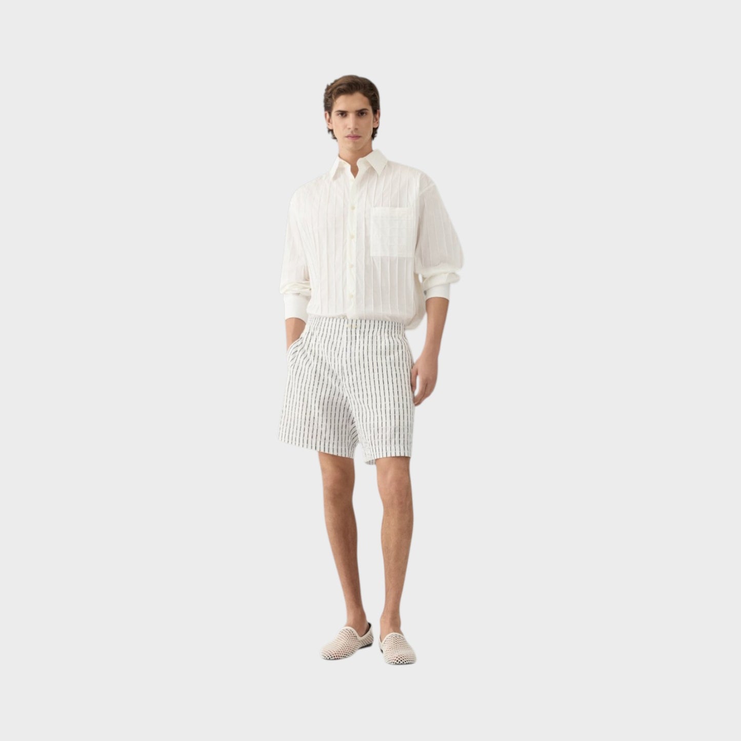 Jacquemus Calecon Striped Shorts