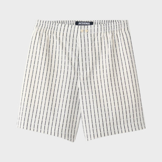 Jacquemus Calecon Striped Shorts