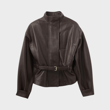 Jacquemus Ciro Leather Belted Jacket