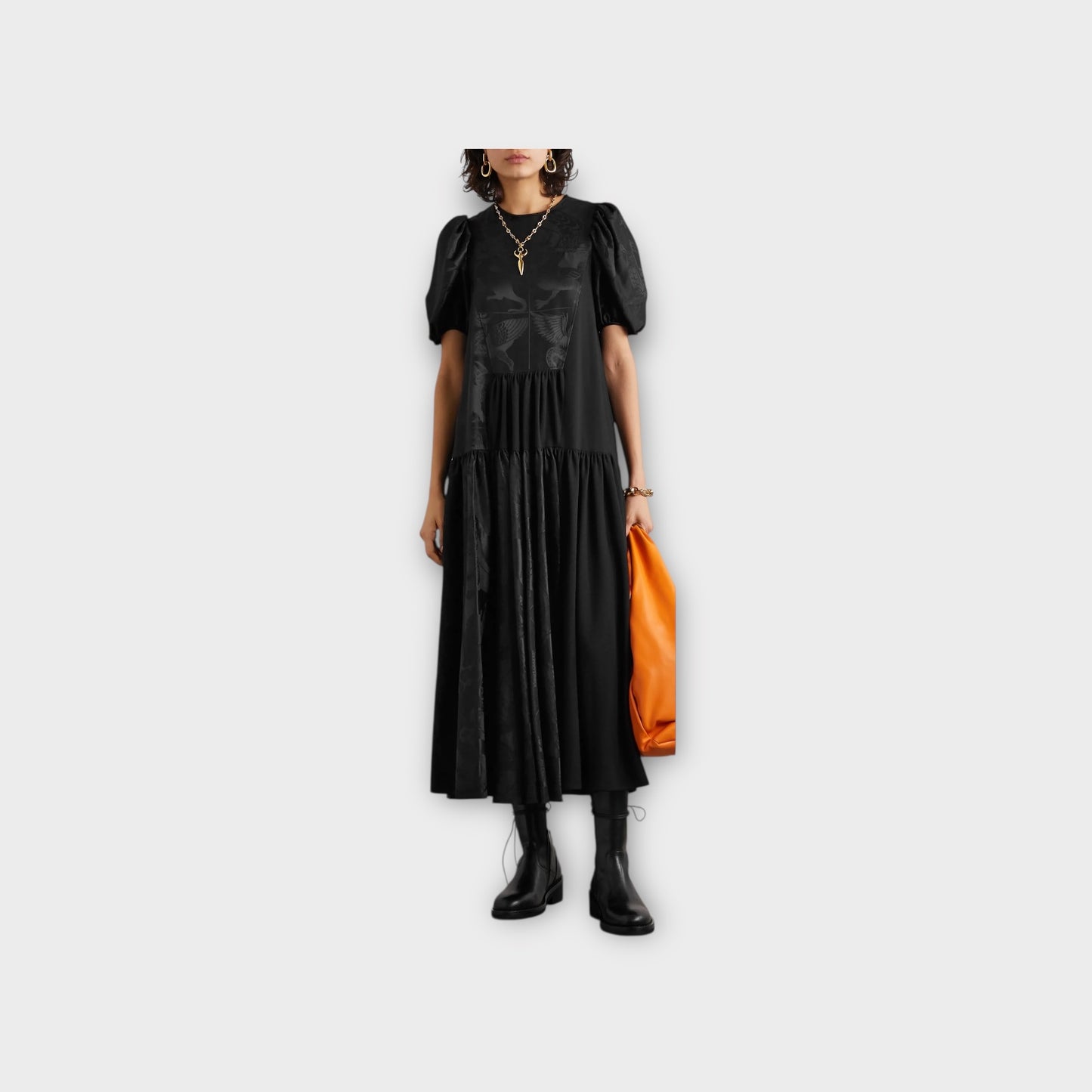 Loewe Jacquard Weave Balloon Dress