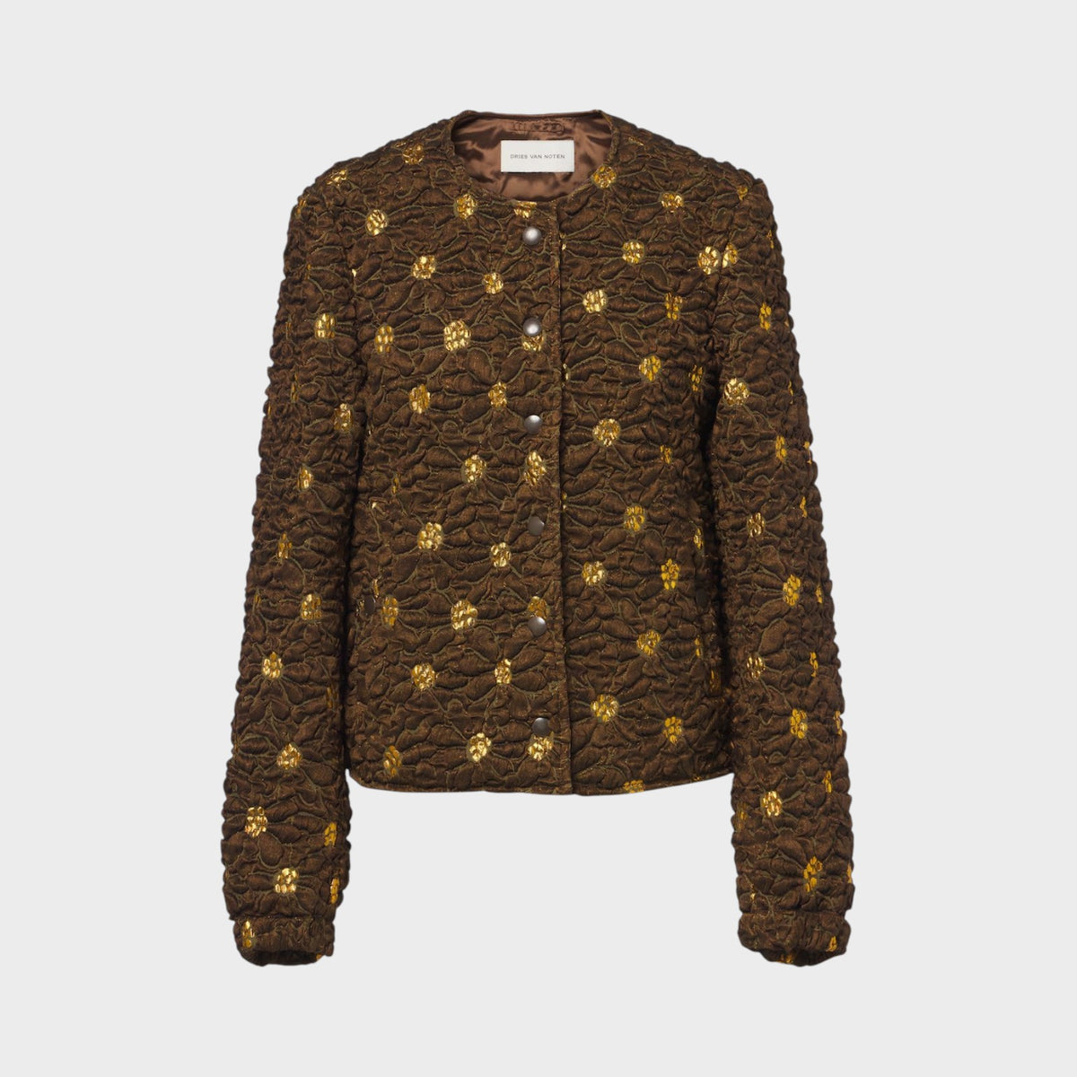 Dries Van Noten Vitsa Nylon & Linen Bomber