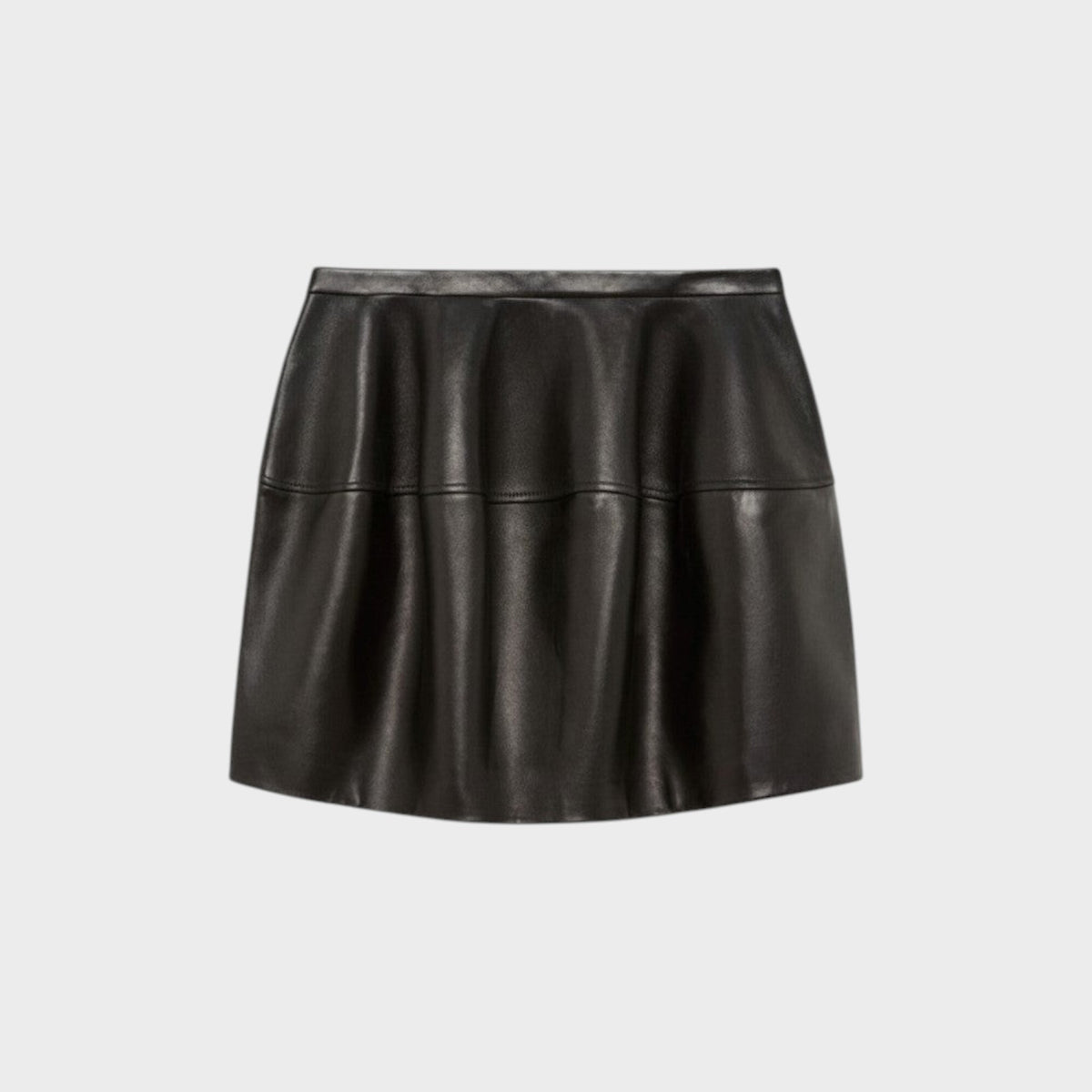 Loewe Leather Balloon Mini Skirt