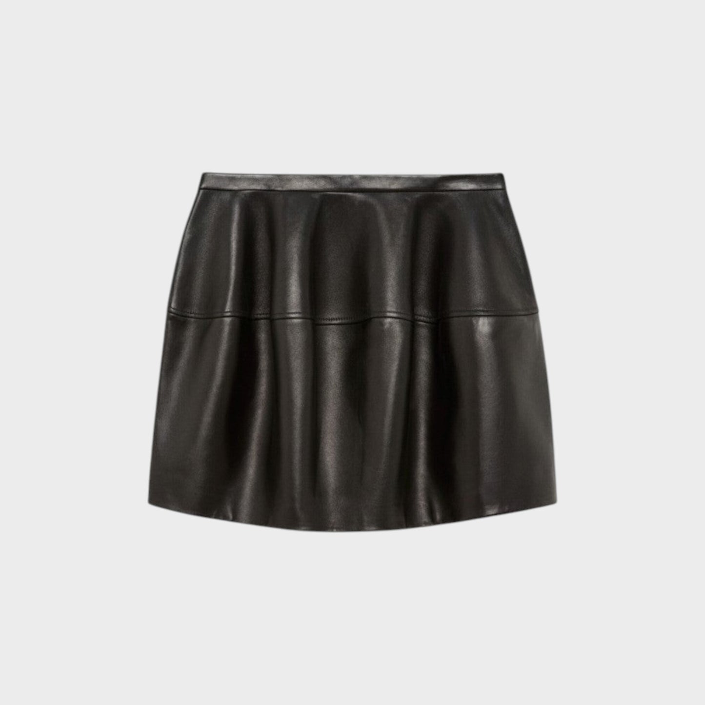 Loewe Leather Balloon Mini Skirt