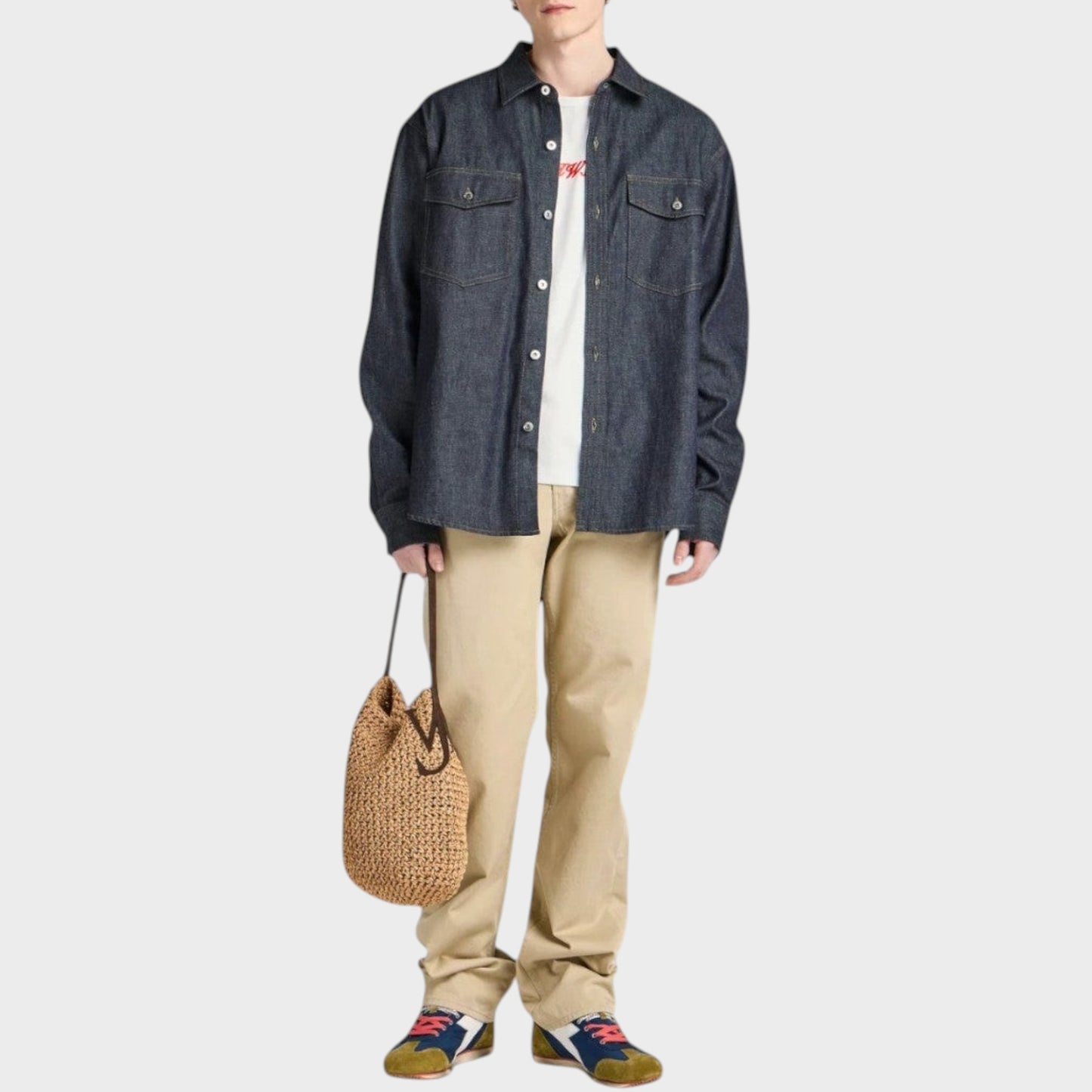JW Anderson Small Raffia Bag