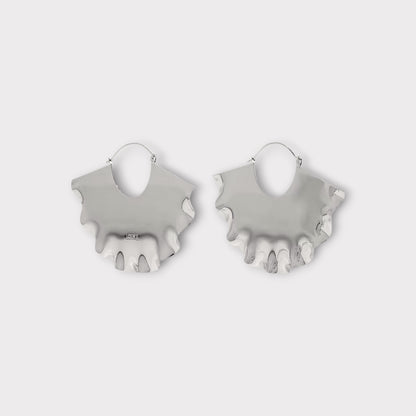 Loewe Palladium Frills Earrings