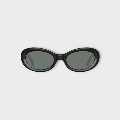 Dries Van Noten Acetate Oval Frame Sunglasses