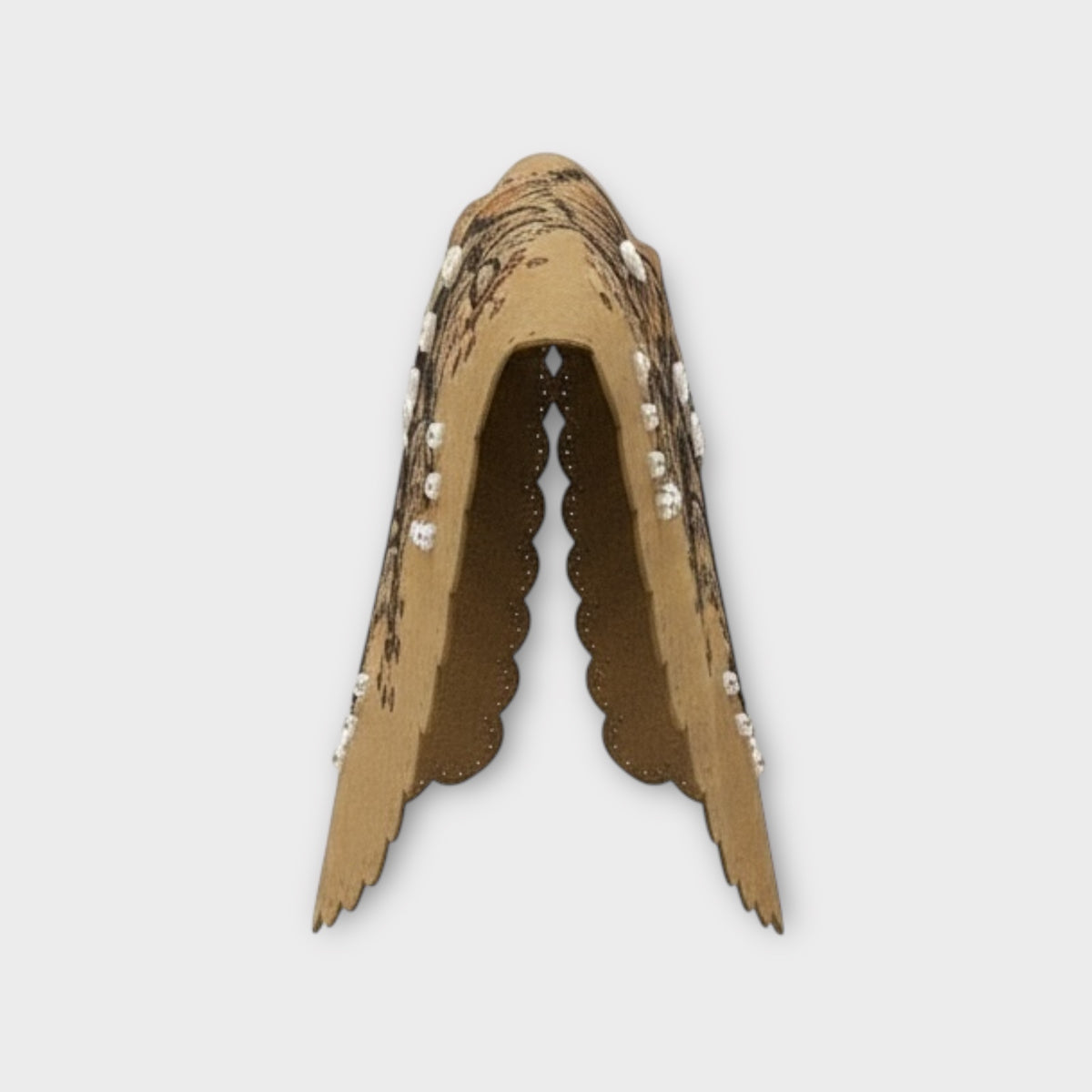 Loewe Gold Suede Shoulder Cape