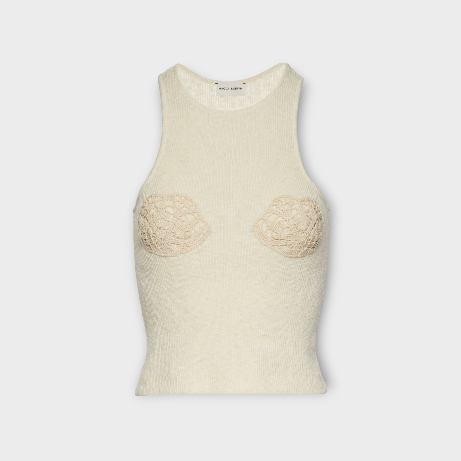 Magda Butrym Crochet Knitted Tank Top