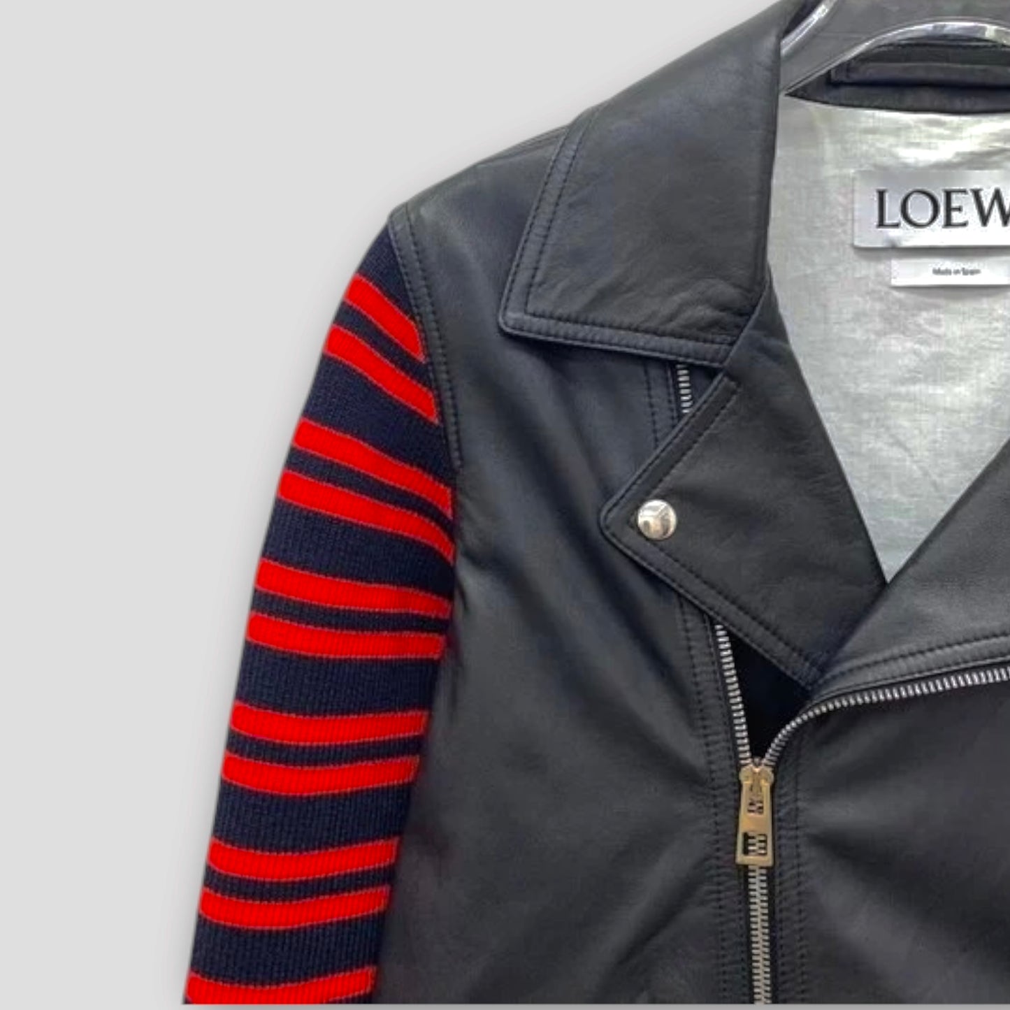 Loewe Leather Biker Jacket