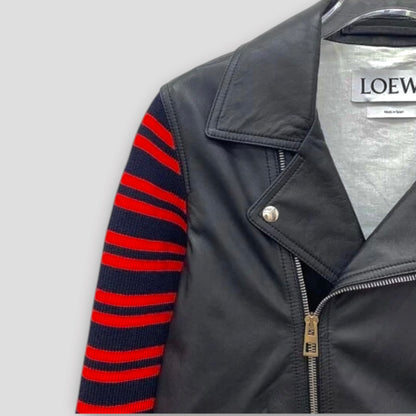 Loewe Leather Biker Jacket