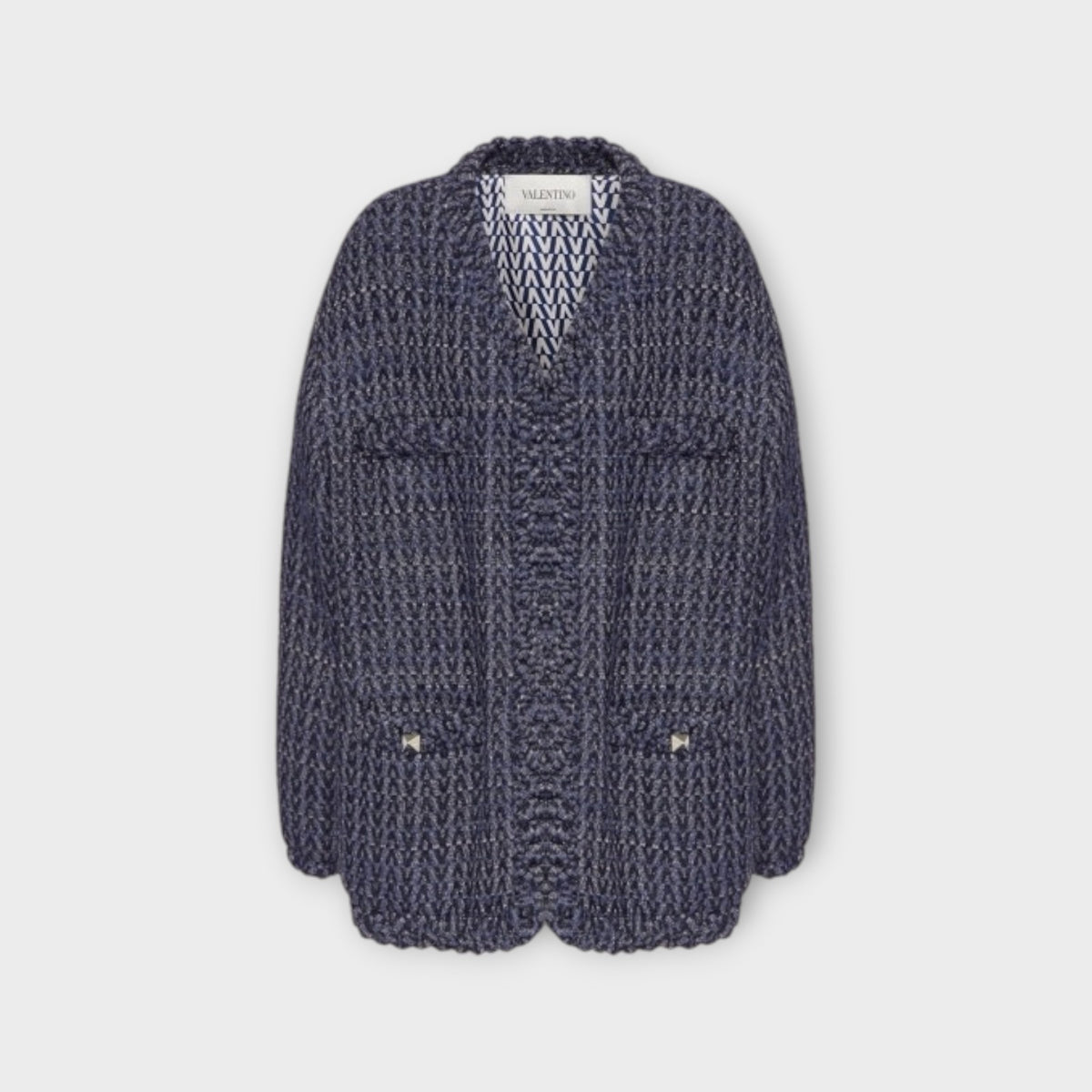 Valentino Virgin Wool Tweed Blazer