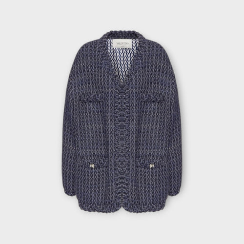Valentino Virgin Wool Tweed Blazer