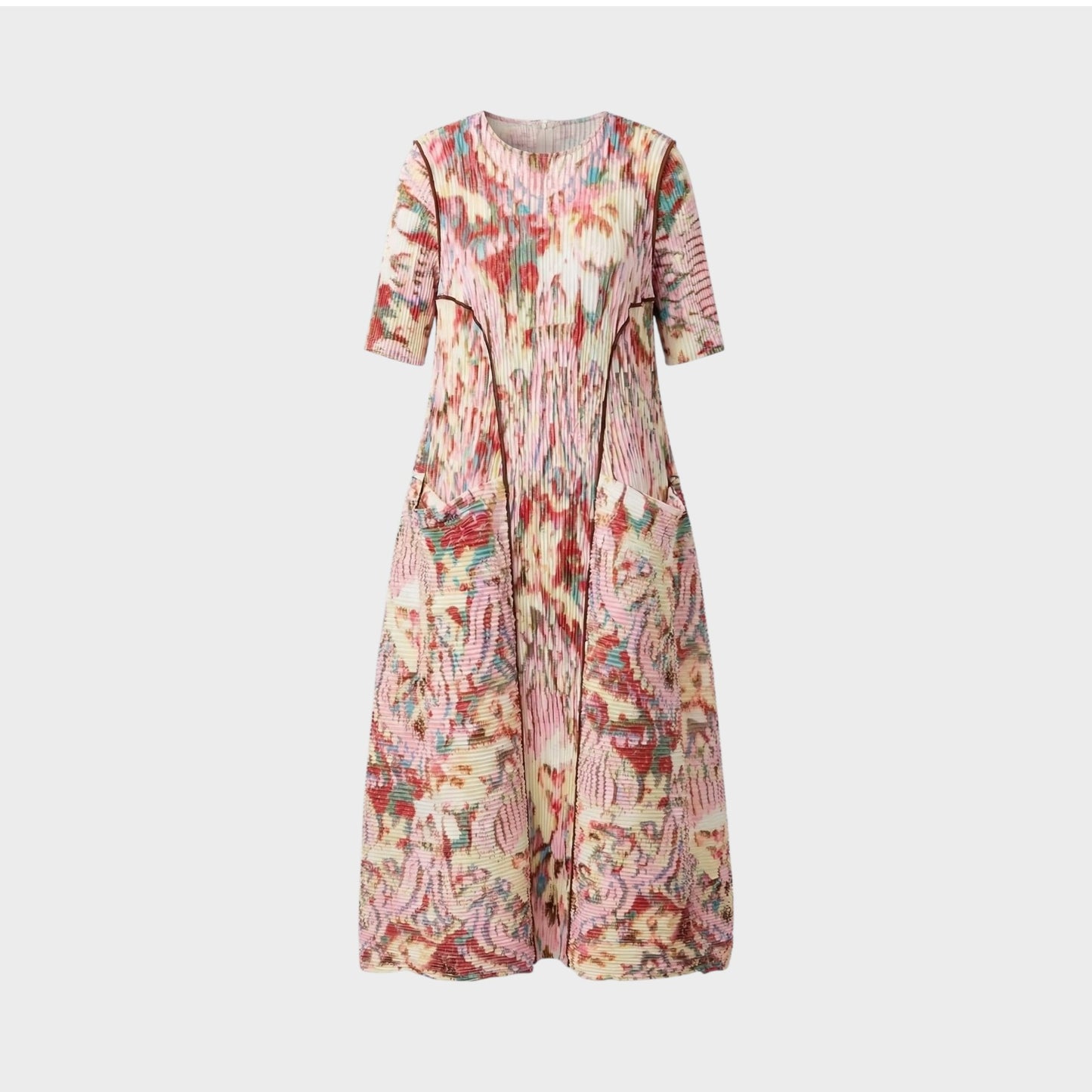 Julia Heuer Uma Hand Pleated Dress