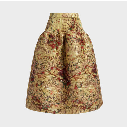 Julia Heuer Kenza Hand Pleated Skirt