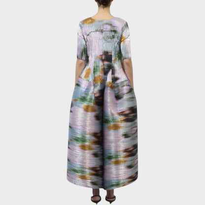 Julia Heuer Uma Hand Pleated Dress