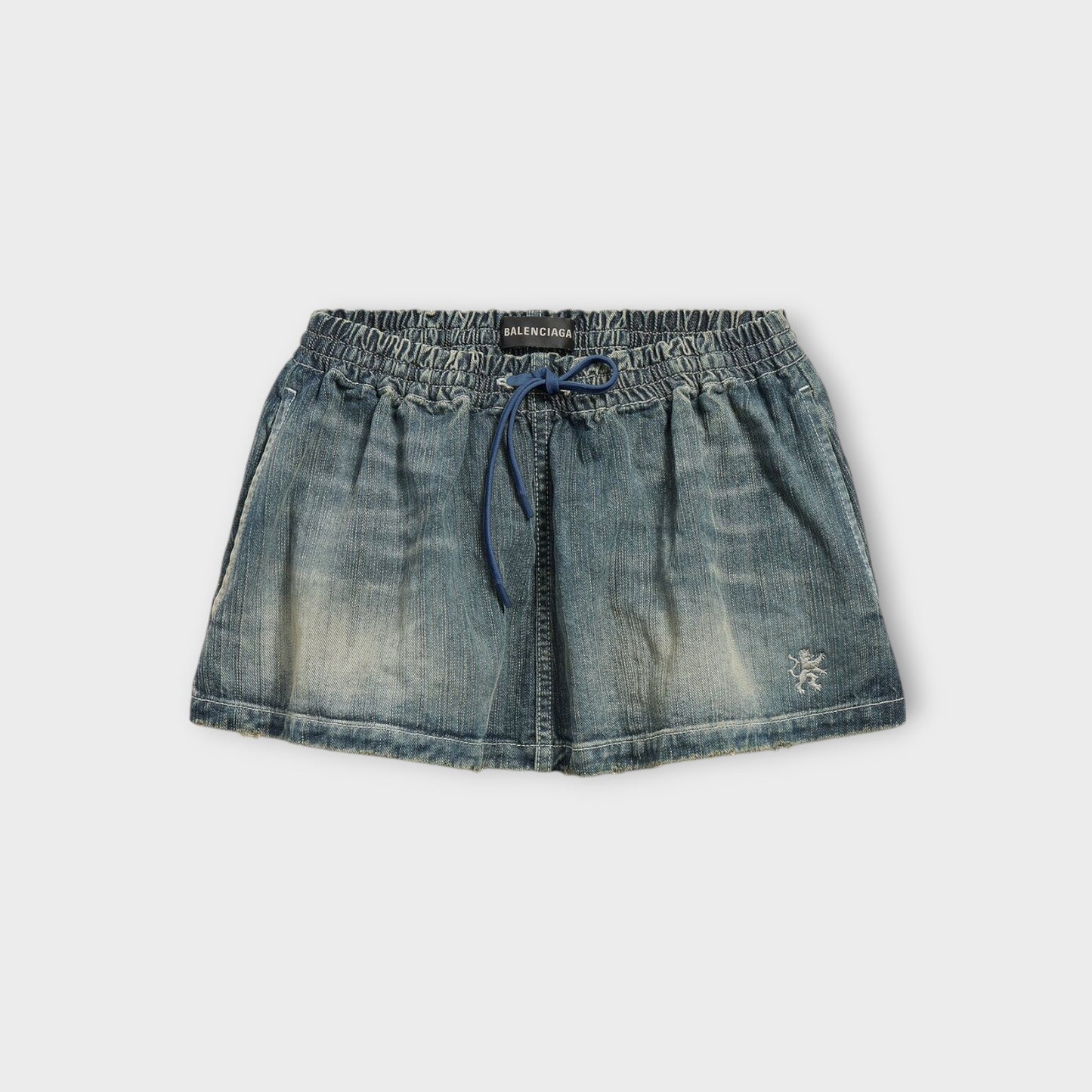 Balenciaga Denim Mini Skirt
