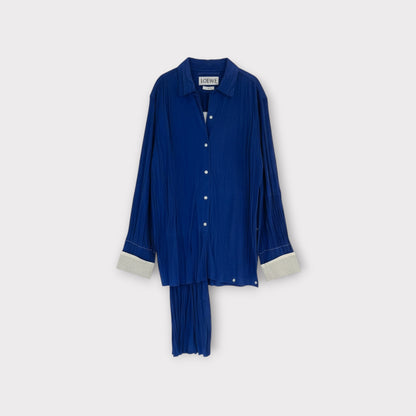 Loewe Suede Crinkle Asymetric Shirt