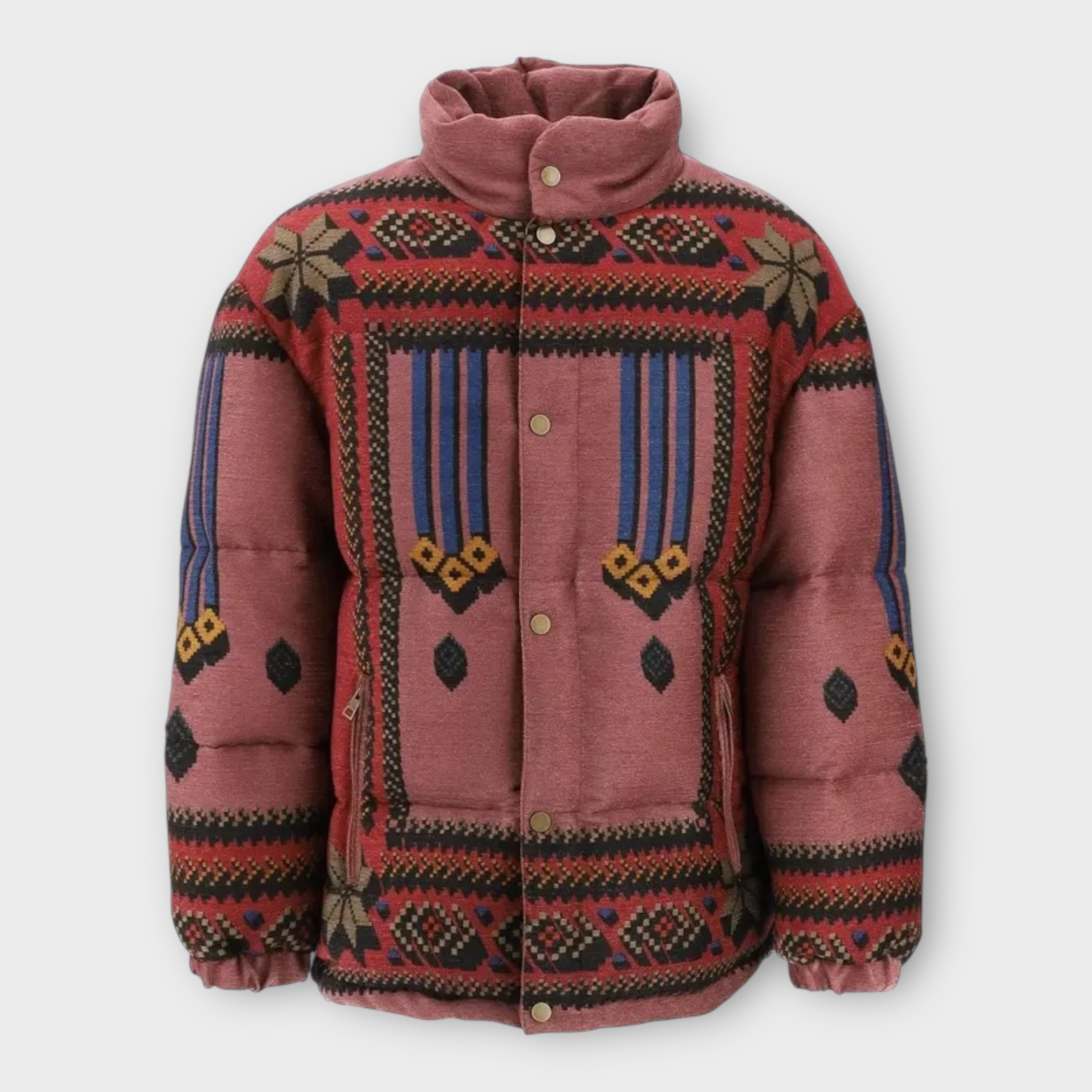 Etro Geometric Print Padded Jacket