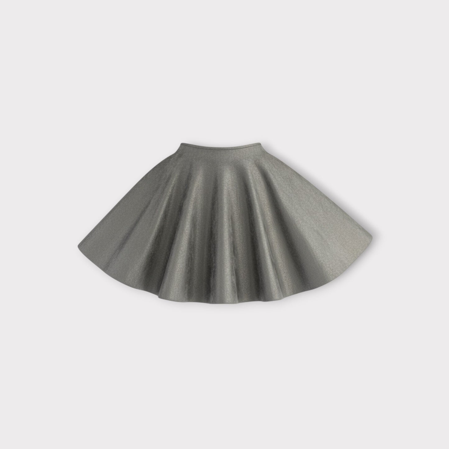 Alaïa Velours Sculptured A-Line Skirt