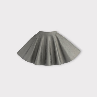 Alaïa Velours Sculptured A-Line Skirt