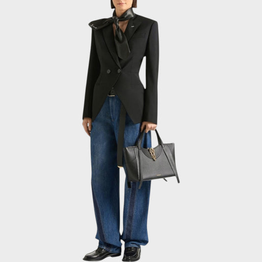 Givenchy Wool Opened Double Breasted Blazers