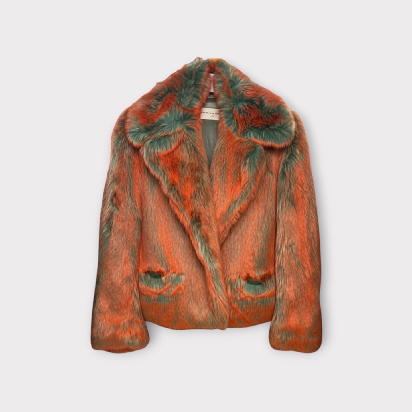 Dries Van Noten Vaudi Cropped Faux Fur Jacket