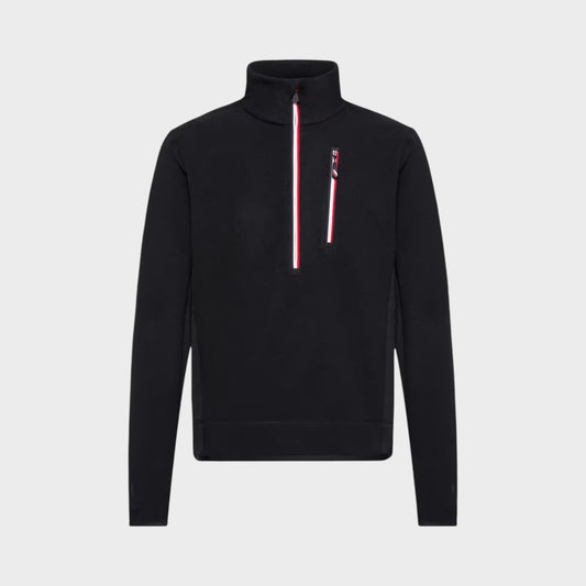 Moncler Grenoble Half Zip Logo Sweater