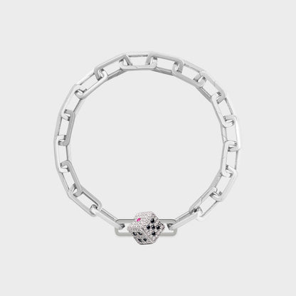 Poubel Dice Stoneset Charm