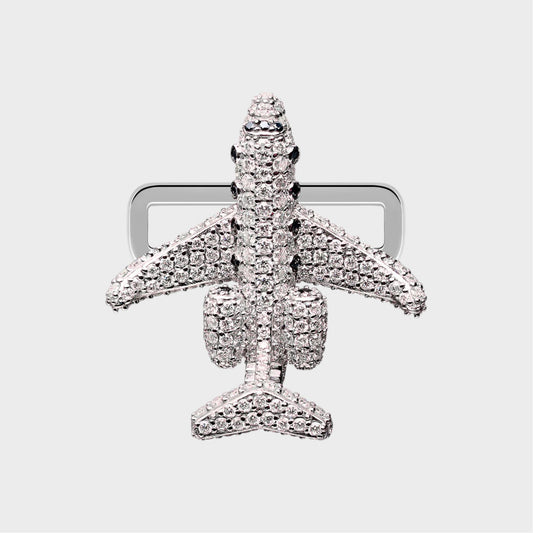 Poubel Jet Stoneset Charm