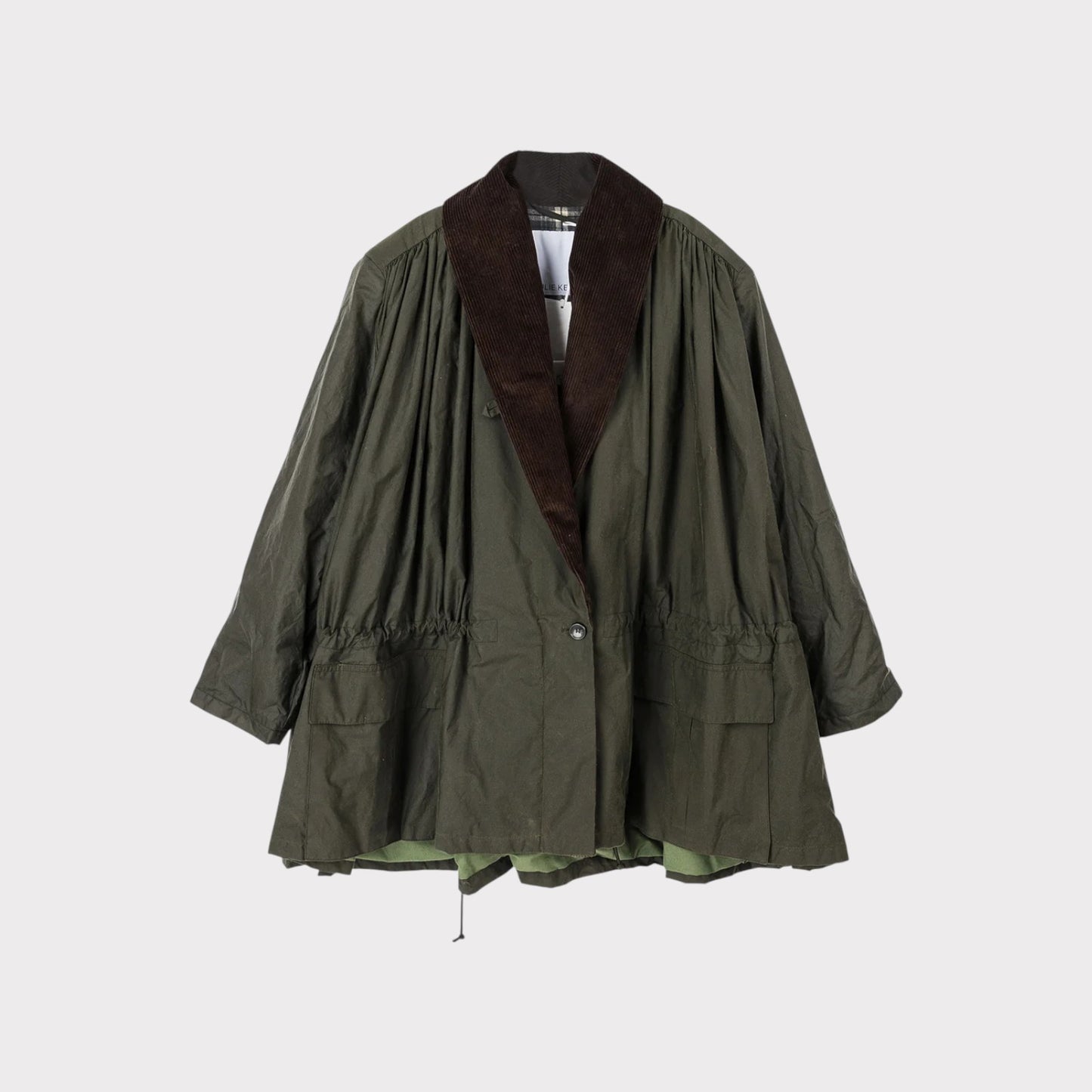 Julie Kegels Mies Waxed Raincoat