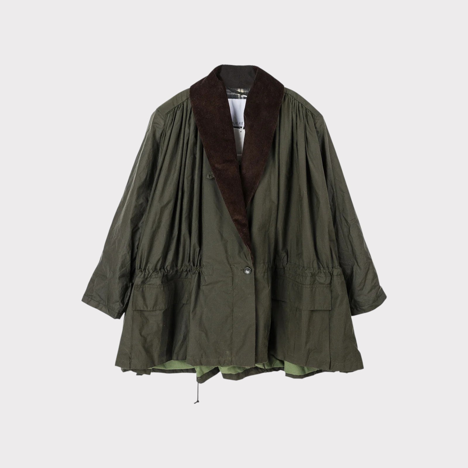 Julie Kegels Mies Waxed Raincoat