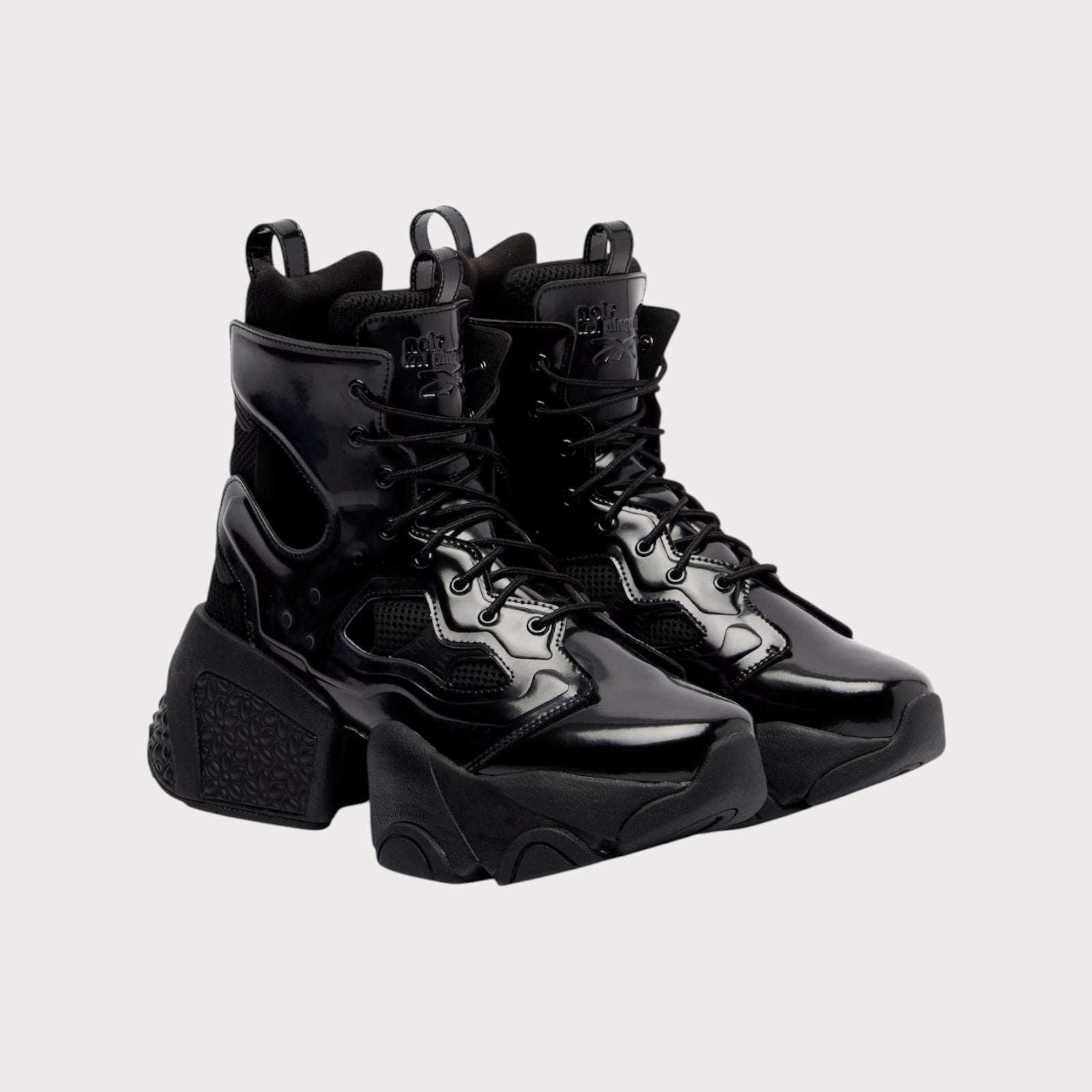 Noir Kei Ninomiya x Reebok Fury Lace-up Boots