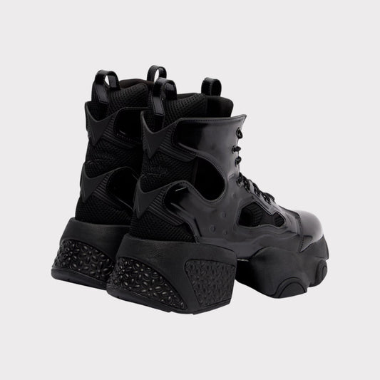 Noir Kei Ninomiya x Reebok Fury Lace-up Boots