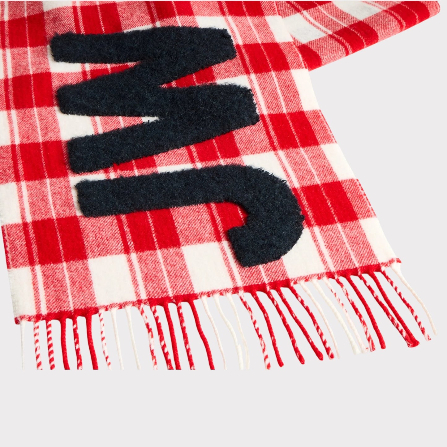 JW Anderson Fil Coupe Logo Scarf
