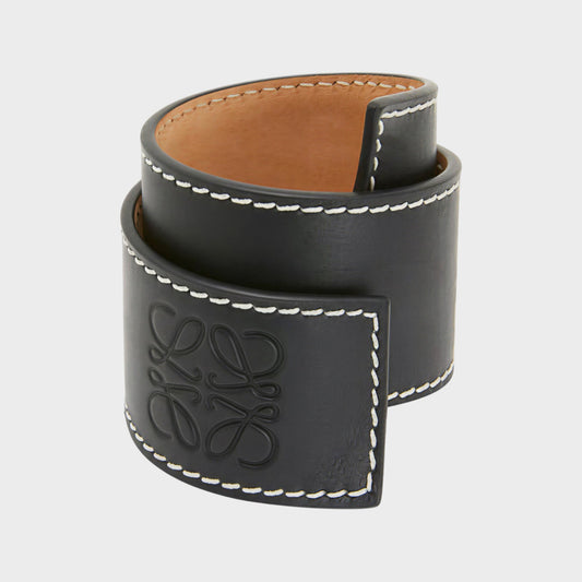 Loewe Anagram Embossed Slap Bracelet